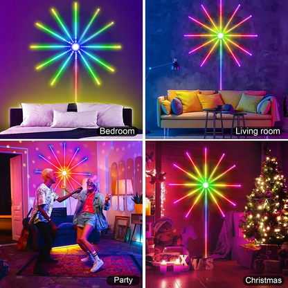 🎁Last Day Promotion 80% OFF - 💡WiFi Bluetooth Smart Fireworks Led Light