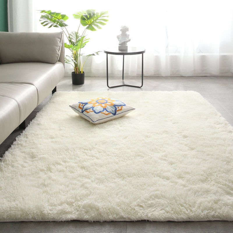 Gradient Color Plush Floor Mat