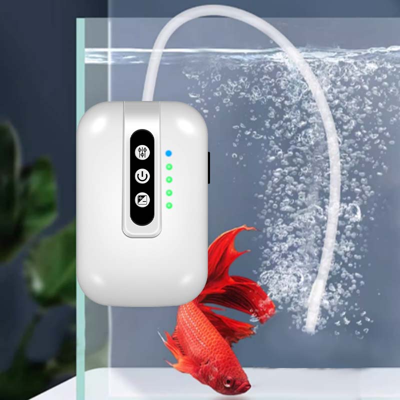 Outdoor Portable Rechargeable Aquarium Oxygen Pump