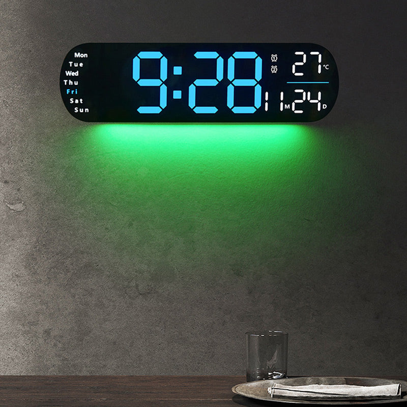 Multifuntional Decorative LED Digital Wall Clock