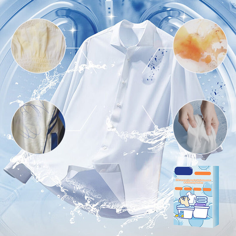 Effervescent Laundry Stain Remover & Whitening Tablets