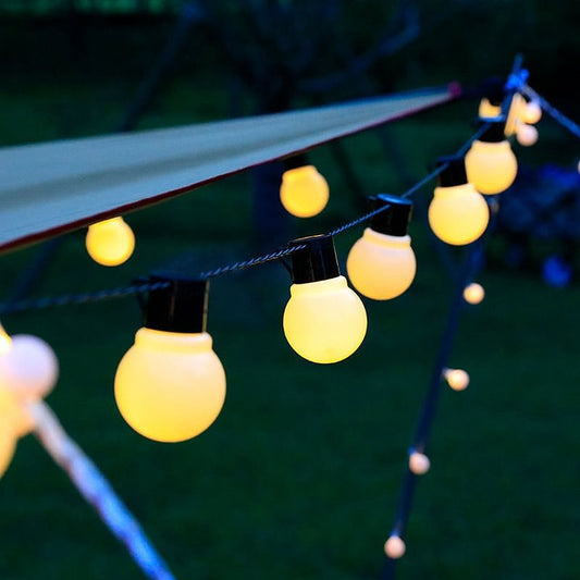 Solar LED Bulb String Lights-Decorative Lights for Outdoor