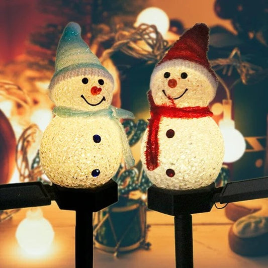 Christmas Sale – Waterproof Solar Snowman Lamp