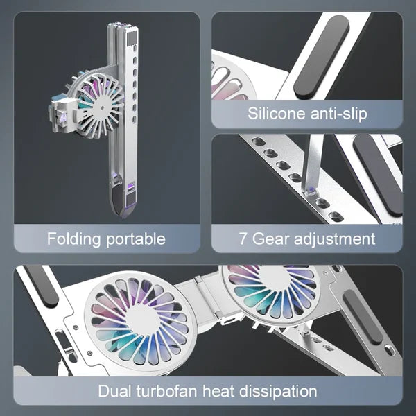 Aluminum Alloy Folding Air Cooling Bracket