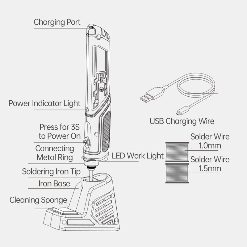 Smart Electric Mini Soldering Iron