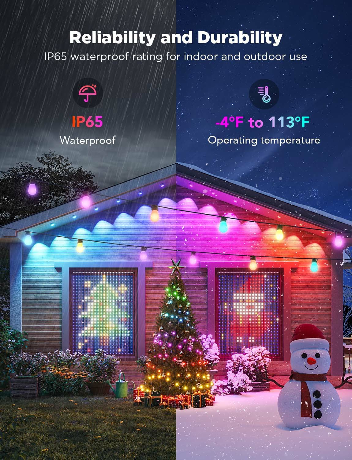 🔥LAST DAY 69% OFF 💡2025 witimselsolar® Outdoor Waterproof WiFi Bluetooth Smart Led Strip Light