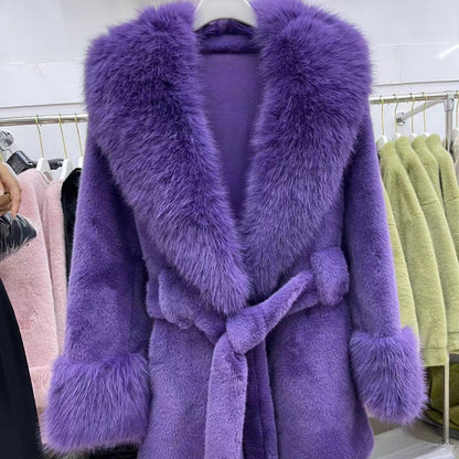 ❄️Winter Specials❄️ Artificial Mink Fur Warm Coat