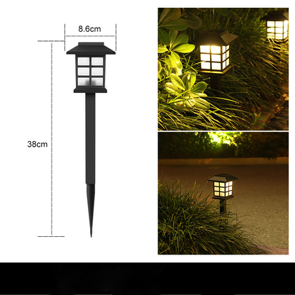 Solar garden light outdoor waterproof ground lamp garden courtyard lighting(2 in a pack)