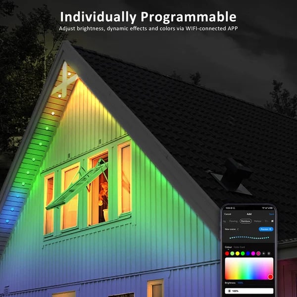 Early Christmas 50%OFF - Smart Rainbow LED Permanent Outdoor Light - Smartlight