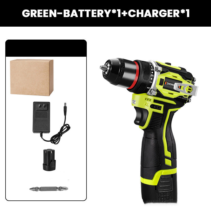 Brushless Electric Cordless Drill with Battery ＆ Charger