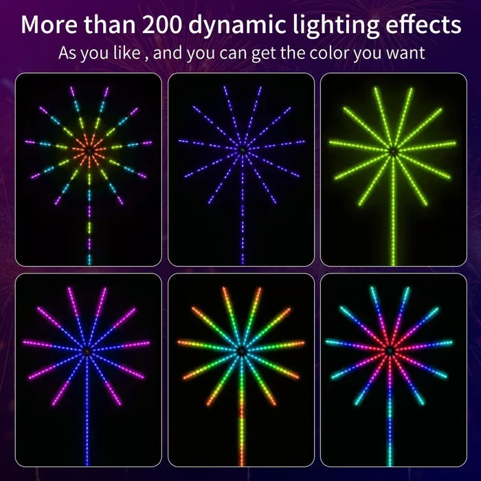 🎁Last Day Promotion 80% OFF - 💡WiFi Bluetooth Smart Fireworks Led Light