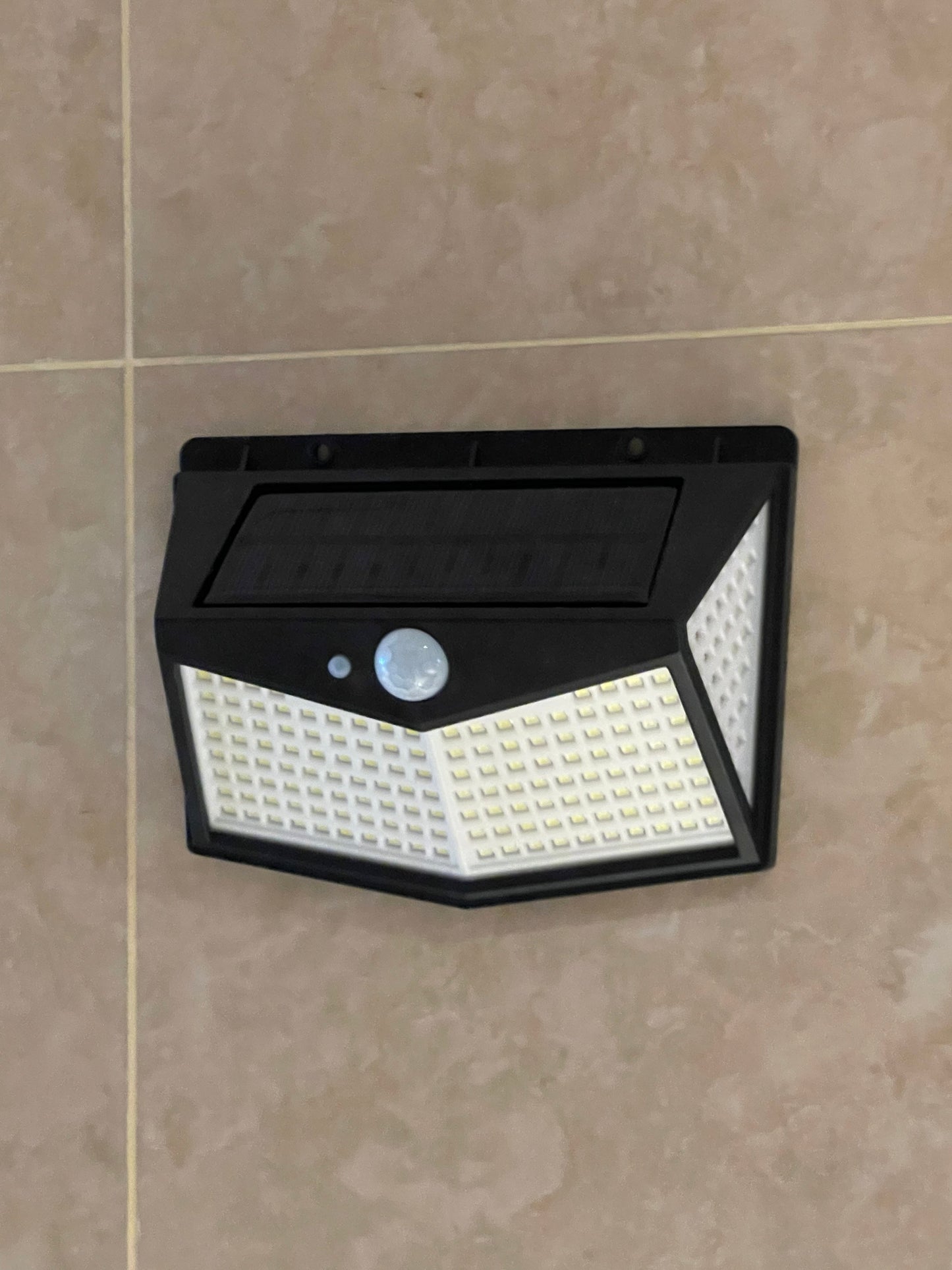 Solar outdoor patio wall lights