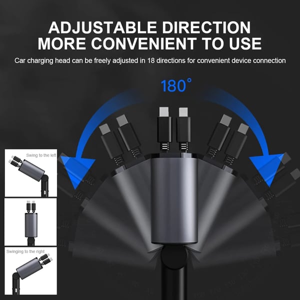 Retractable Car Fast Charger