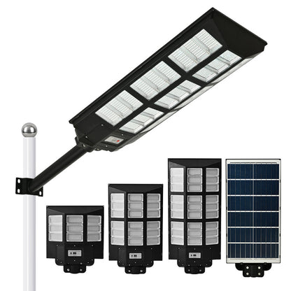 Solar Parking Lot Lights,Street Light Solar Powered, IP67 Waterproof Solar Wide Angle Lamp with Motion Sensor for Yard, Road