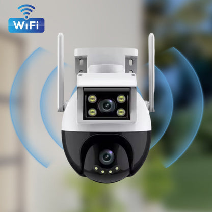 Binocular Wireless 360°Surveillance Camera