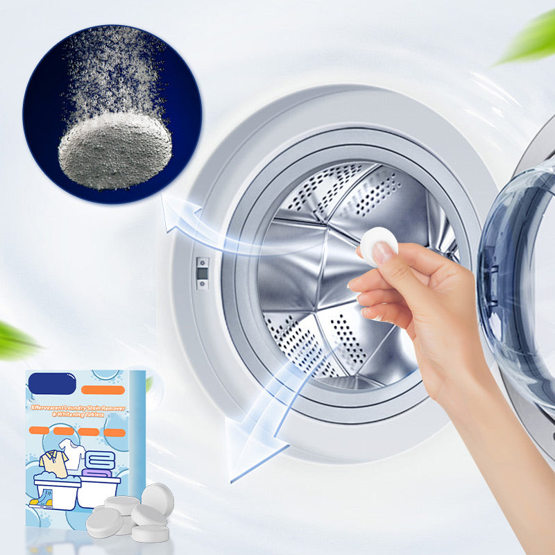 Effervescent Laundry Stain Remover & Whitening Tablets