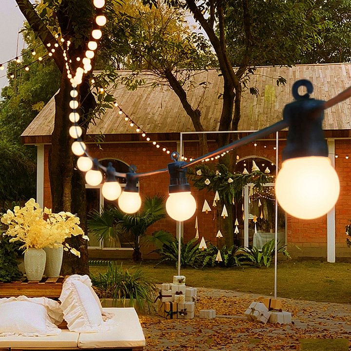 Solar LED Bulb String Lights-Decorative Lights for Outdoor