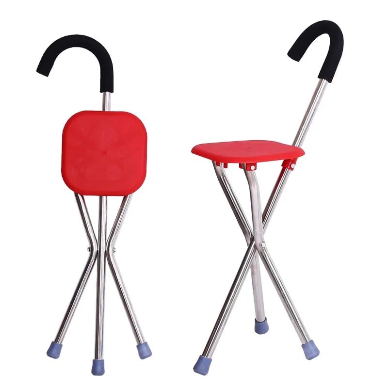 2024 New Design Elderly Crutch Stool