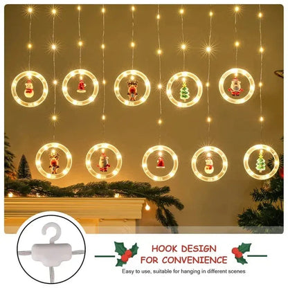 🎅Christmas decoration ring lights