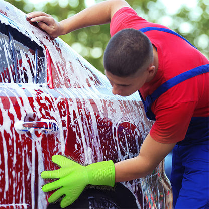 🎁Double-sided five-finger car wash gloves