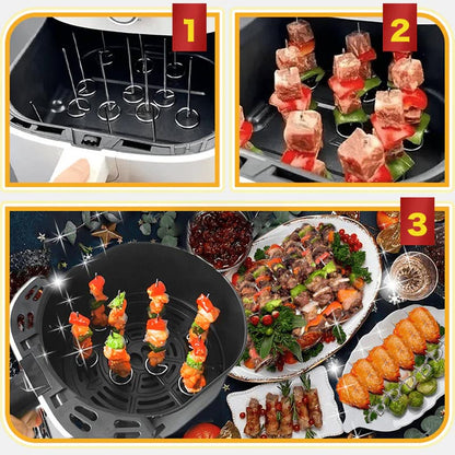 10pcs Air Fryer Stand-Up Skewers