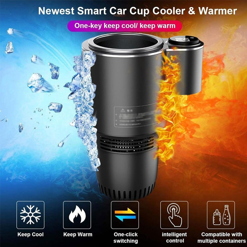 🔥Last Day Sale🔥2-in-1 Smart Car Cup Cooler and Warmer