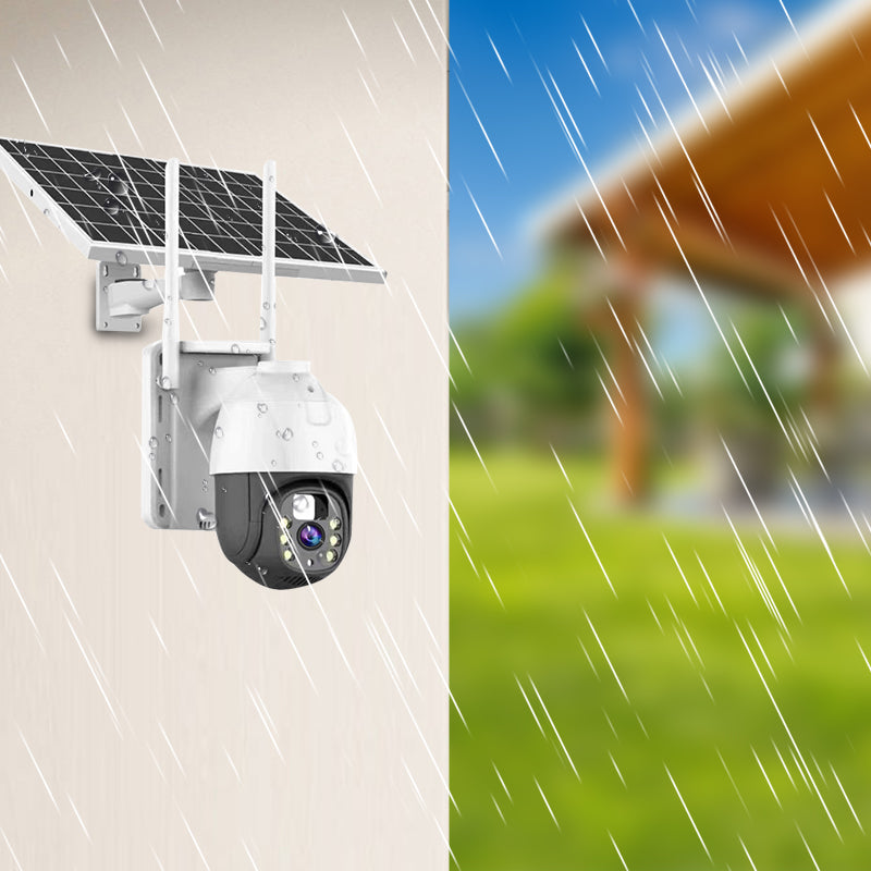 Solar-Powered Remote Surveillance Camera