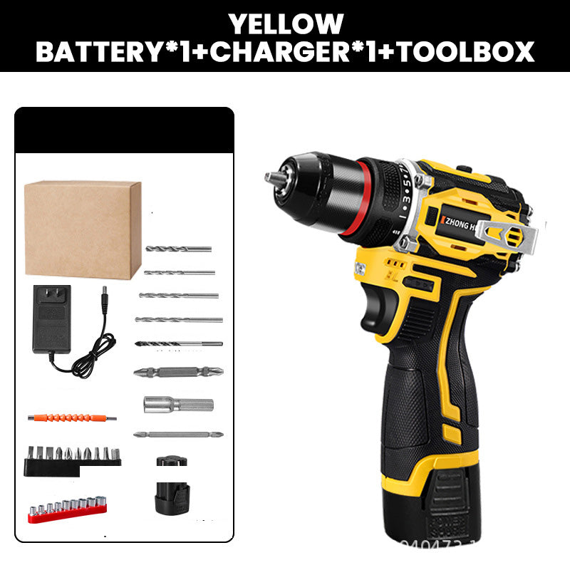 Brushless Electric Cordless Drill with Battery ＆ Charger