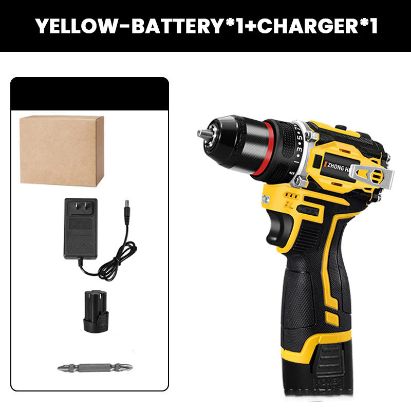 Brushless Electric Cordless Drill with Battery ＆ Charger