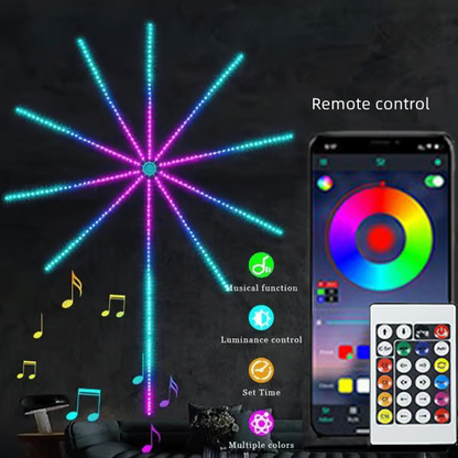 🎁Last Day Promotion 80% OFF - 💡WiFi Bluetooth Smart Fireworks Led Light