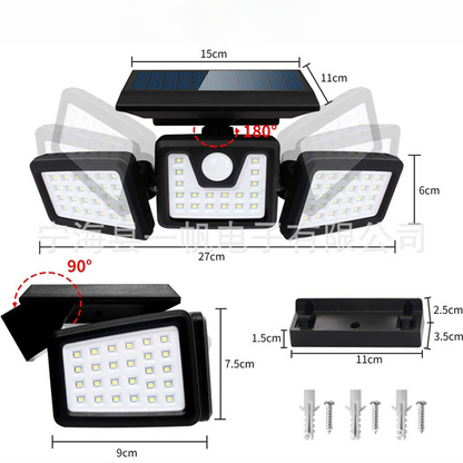 Solar sensor light, courtyard street light