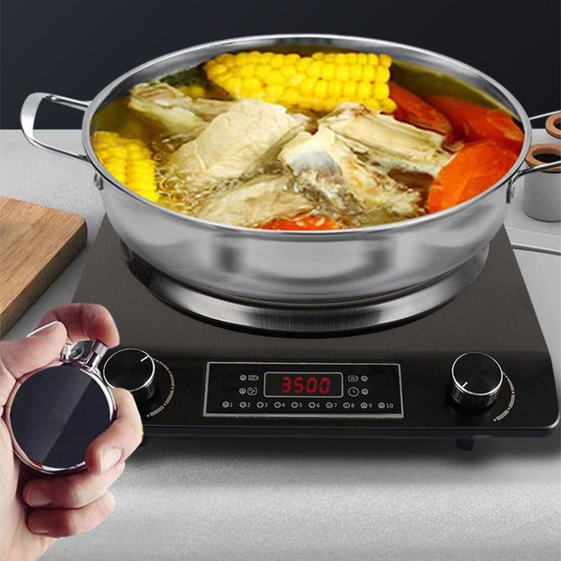 3500W Concave Induction Cooktop with 10 Temperature Levels