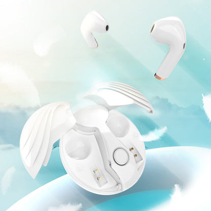 Wireless Sports Headphones with Angel Wings