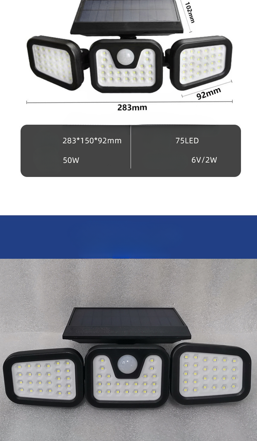 Solar sensor light, courtyard street light