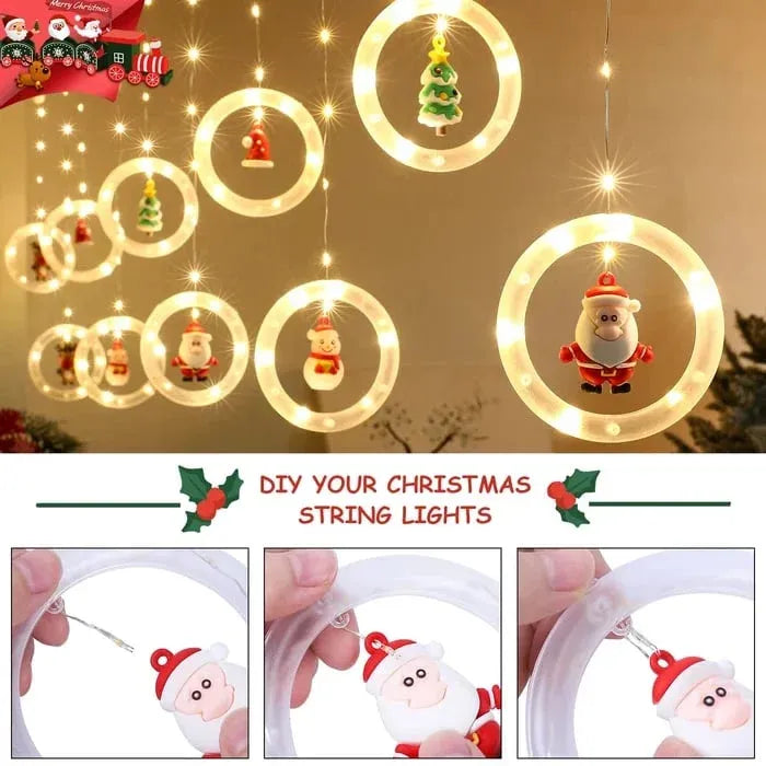 🎅Christmas decoration ring lights